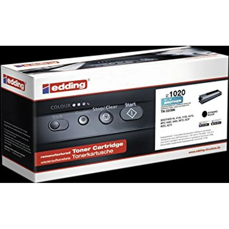 edding Toner EDD-1020, Schwarz, Reichweite 2500 Seiten, ersetzt Brother TN-320BK – Bild 3