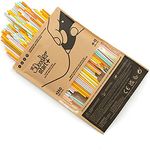 3Doodler Start+ Eco, 3D Filament Set (2.50 mm, 250 g) in Gelb, Türkis, Orange, Weiss - Biologisch abbaubare Nachfüllpatronen für Kinder