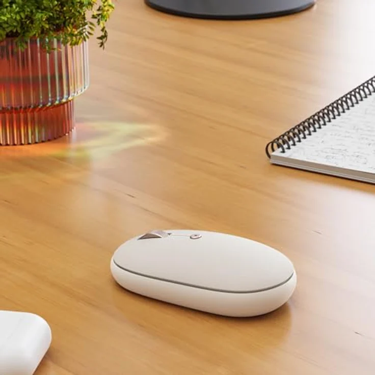 Satechi OntheGo Bluetooth Wireless Mouse, kabellose Maus mit einstellbarer DPI von 800 bis 2400, Sand – Bild 9