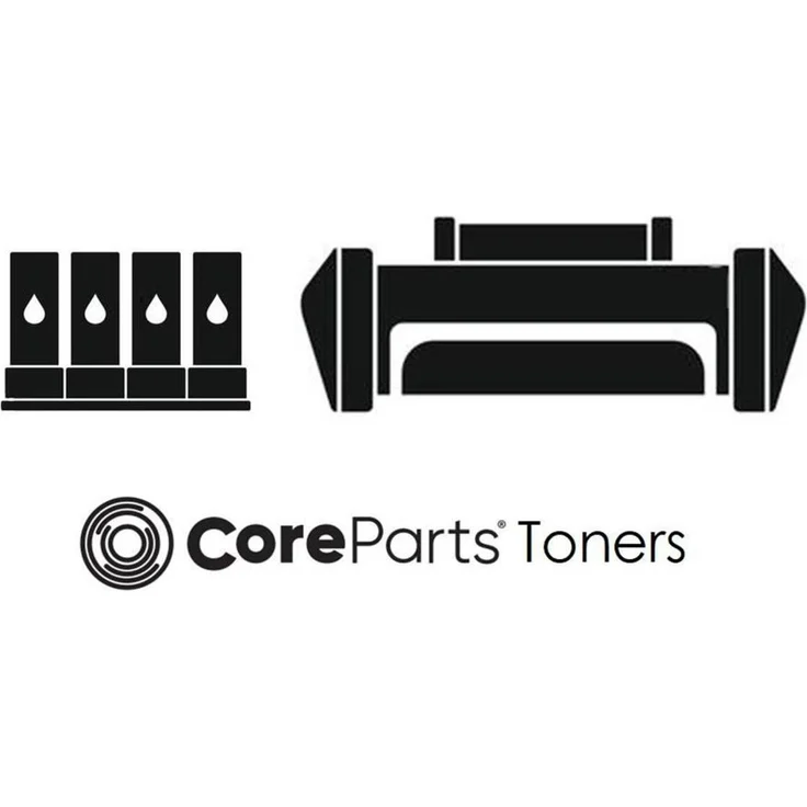 CoreParts Lasertoner für Lexmark, Cyan, hoher Druckqualität und EU-Herstellung