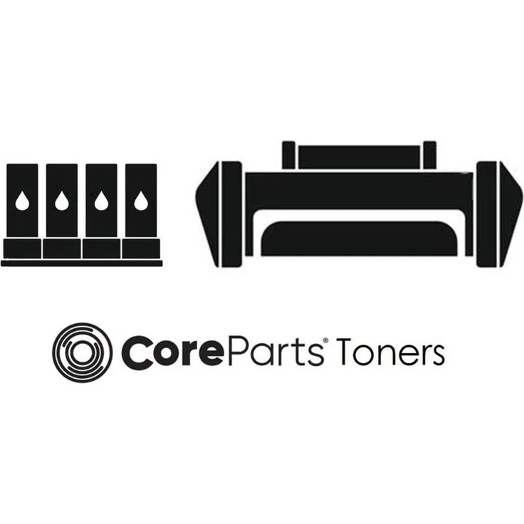 CoreParts Lasertoner für Lexmark, Cyan, hoher Druckqualität und EU-Herstellung