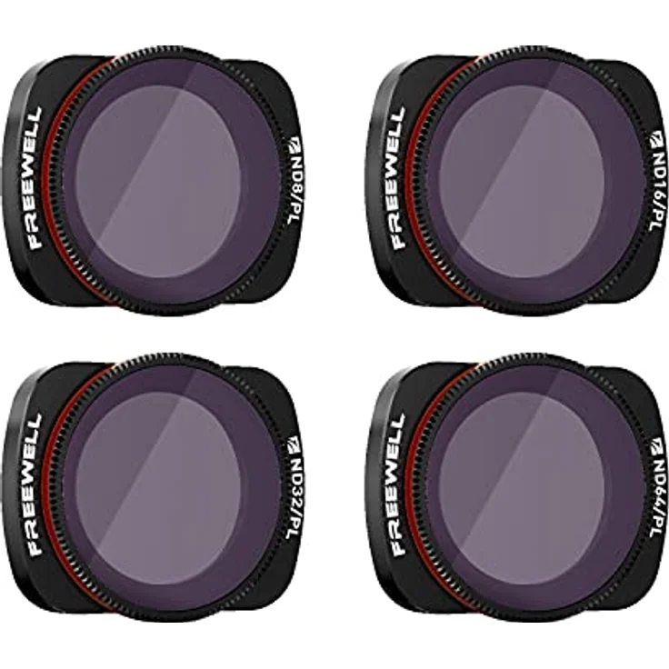 Freewell Bright Day 4K Series Filter für ND8/PL, ND16/PL, ND32/PL, ND64/PL kompatibel mit DJI Osmo Pocket – Bild 2