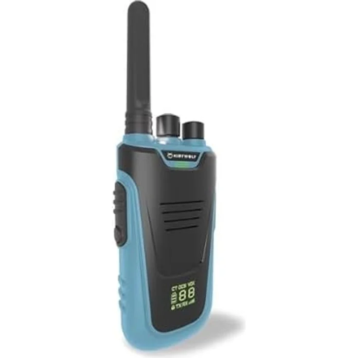 KIDYWOLF Walkie-Talkies mit Taschenlampe, Reichweite bis 6 km, blau/rot – Bild 6