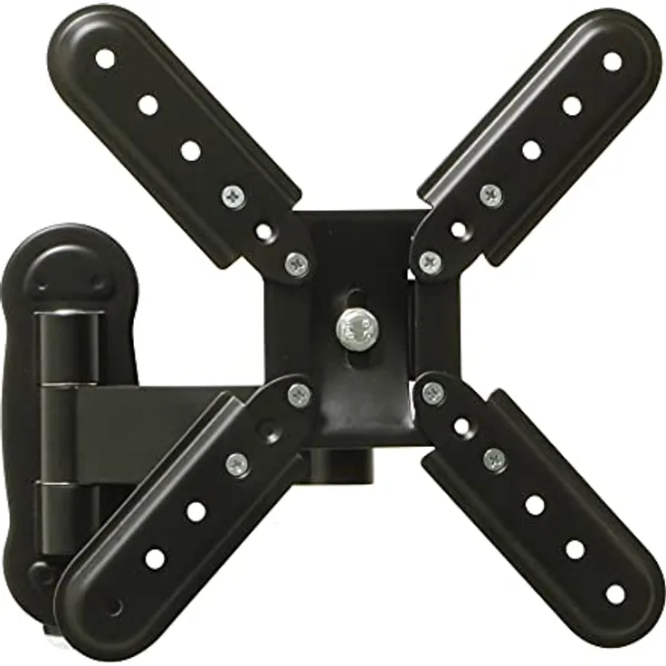 Amig - Wandhalterung mit Arm für Fernseher bis zu 94 cm (37 Zoll), maximales Gewicht 30 kg, aus schwarzem Stahl, geeignet für LED-, LCD-, Plasma-Bildschirme