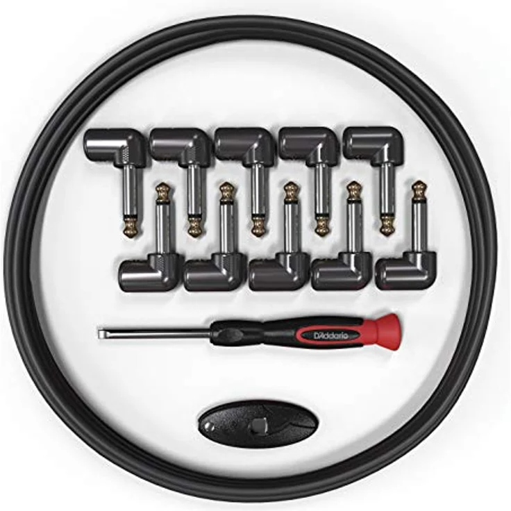 Planet Waves PW-GPKIT-10 Cable System, schwarz, 3m Kabel, 10 Stecker – Bild 5