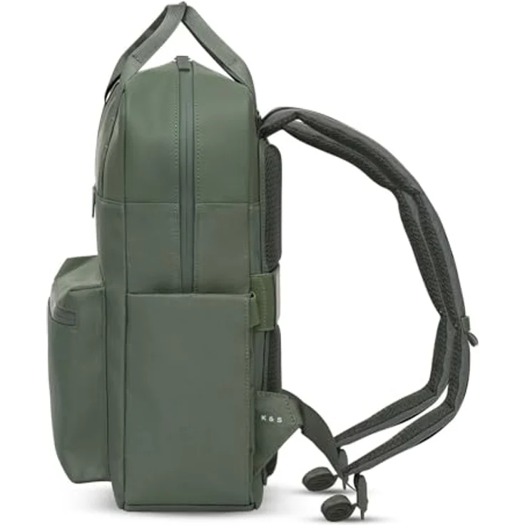 Kapten & Son Bergen Pro Backpack, Freizeitrucksack mit Laptopfach für 15 Zoll Geräte, 15L, wasserabweisend, Dusty Green – Bild 3