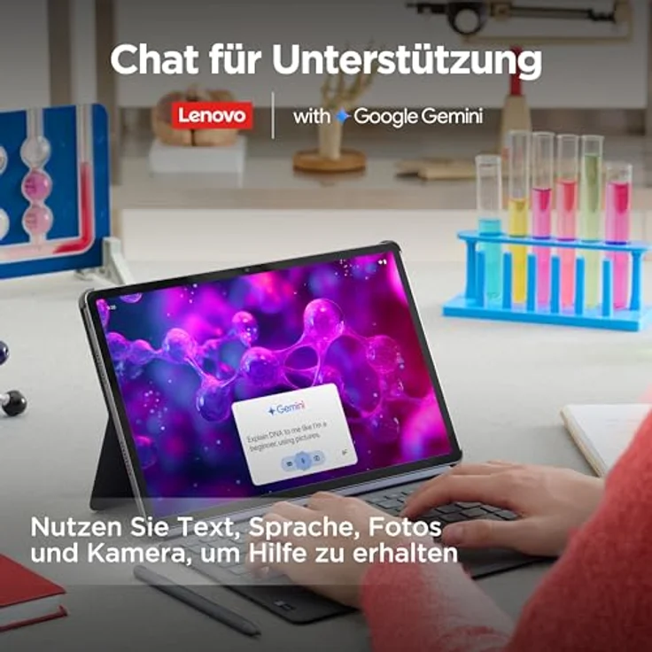 Lenovo Idea Tab Pro TB373FU, 12.7" 3K Tablet mit MediaTek Dimensity 8300, 8GB RAM, IP52, Luna grau – Bild 4