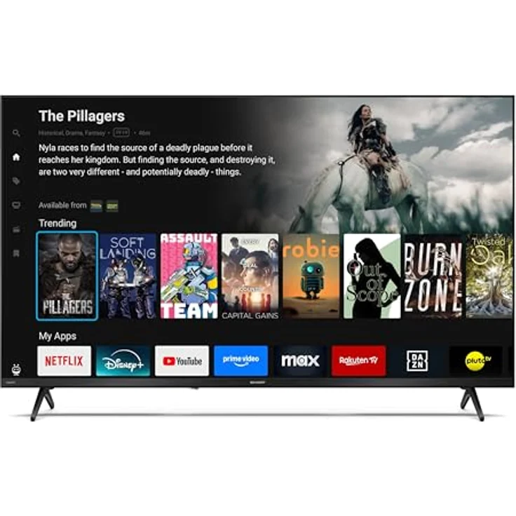 Sharp QLED Fernseher 40HE3745E, 40 Zoll Smart TV mit Full HD, HDR10 und Triple-Tuner, powered by TiVo – Bild 2