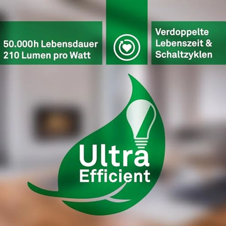 BRILONER LED Deckenlampe EEK A 14W 3000lm 50.000h flach indirektes Licht Wohnzimmer Küche 42x42x3 cm Weiß – Bild 5