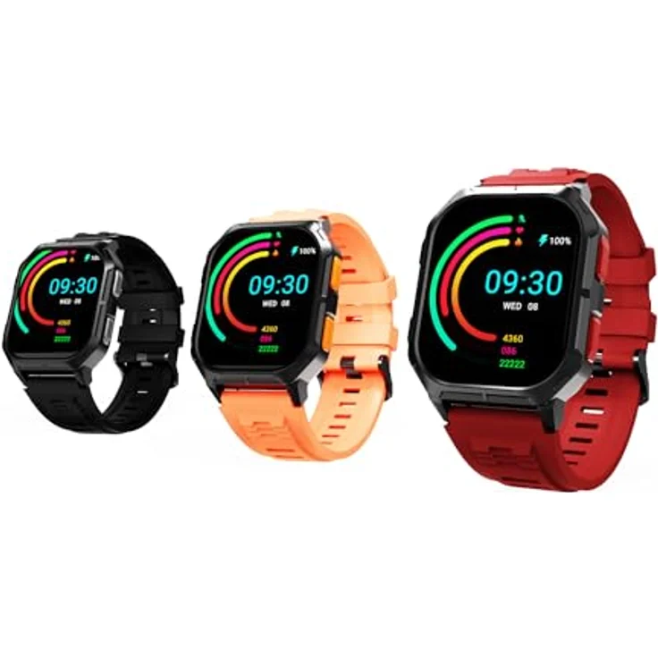 HiFuture FutureFit Ultra3 Smartwatch Red (Stahl), Sportuhr + Smartwatch mit 2" TFT-Display und über 100 Sportmodi – Bild 9