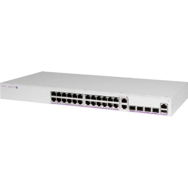 Alcatel LUCENT ENTERPRISE OmniSwitch OS6360-48-EU (48 Ports), Netzwerk Switch, 140 Gbit/s Schaltleistung, an Rack montierbar, Schwarz