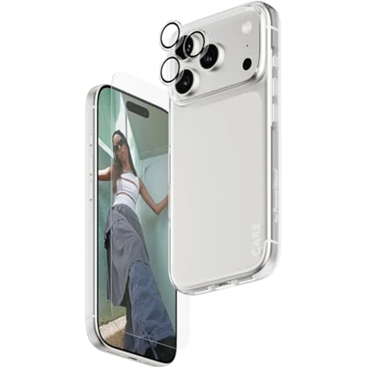 PanzerGlass SAFE. CARE 3-in-1 Protection Combo Bundle für Apple iPhone 17 Pro, transparente Smartphone Schutzfolie mit hochwertiger Glas-Technologie – Bild 1