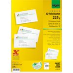 Sigel, Kopierpapier, Visitenkarten 3C (225 g/m², 1000 x, A4)