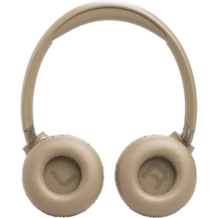 JBL Tune 680 NC, Kabellose On-Ear-Kopfhörer mit adaptivem Noise-Cancelling, Smart Ambient, 76 Stunden Akkulaufzeit, Schnellladefunktion, Beige – Bild 3