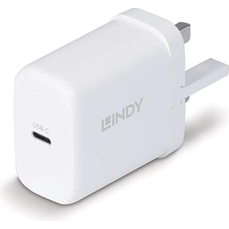 LINDY 73426 USB Typ-C GAN Ladegerät, 65 W mit Hochwertiger Leistung und Ergonomischem Design