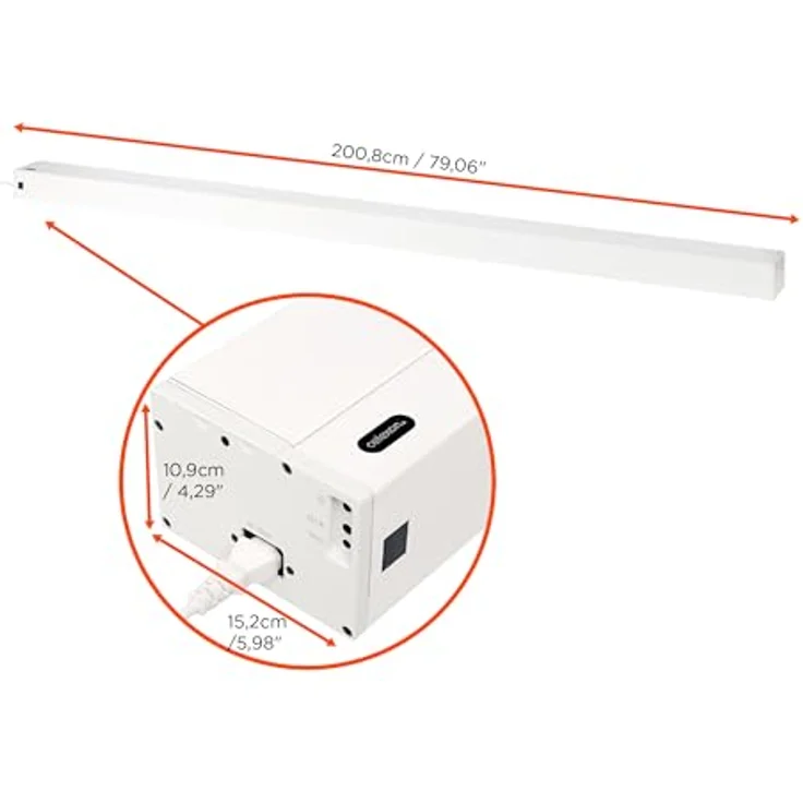 Celexon UST Hochkontrast Bodenscheren Leinwand - HomeCinema Plus, 80" weiß (16:9) – Bild 4