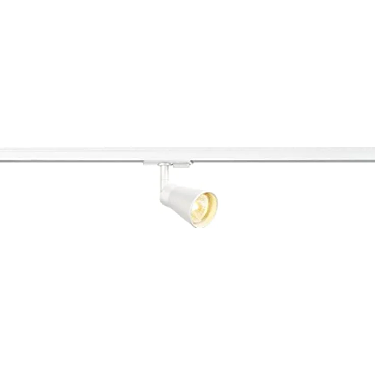 SLV AVO TRACK | LED Schienen-Strahler, Dreh- und schwenkbarer 1-Phasen-Strahler, LED Spot, Deckenstrahler, Deckenleuchte, Schienensystem, Innenbeleuchtung | GU10, weiß – Bild 1