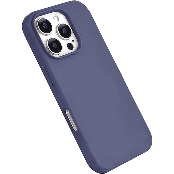 ISY ISC 2352 Backcover für Apple iPhone 16 Pro, Silikonhülle, Pacific Blue