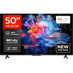 TCL 50V6C 50 Zoll Direct LED TV, 4K HDR Fernseher, Smart TV mit Google TV (Dolby Audio, Motion Clarity, Kompatibel mit Google Assistant & Alexa)