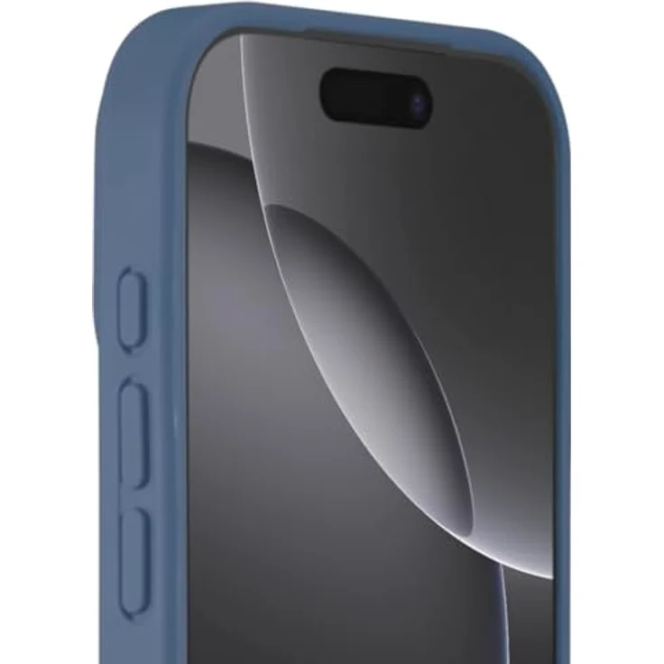 Hama Handyhülle für iPhone 17 Pro und MagSafe, magnetisches Case mit Kantenschutz, Kameraschutz und Anti-Rutsch-Oberfläche, durchsichtig/blau – Bild 5