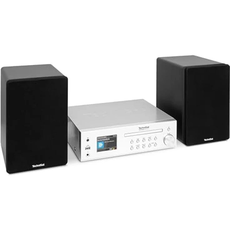 TechniSat DIGITRADIO 760 CD IR – Kompakte Premium Stereoanlage in Klavierlack Schwarz, 140 Watt Stereo, Bluetooth, Spotify, Wecker, Fernbedienung – Bild 1