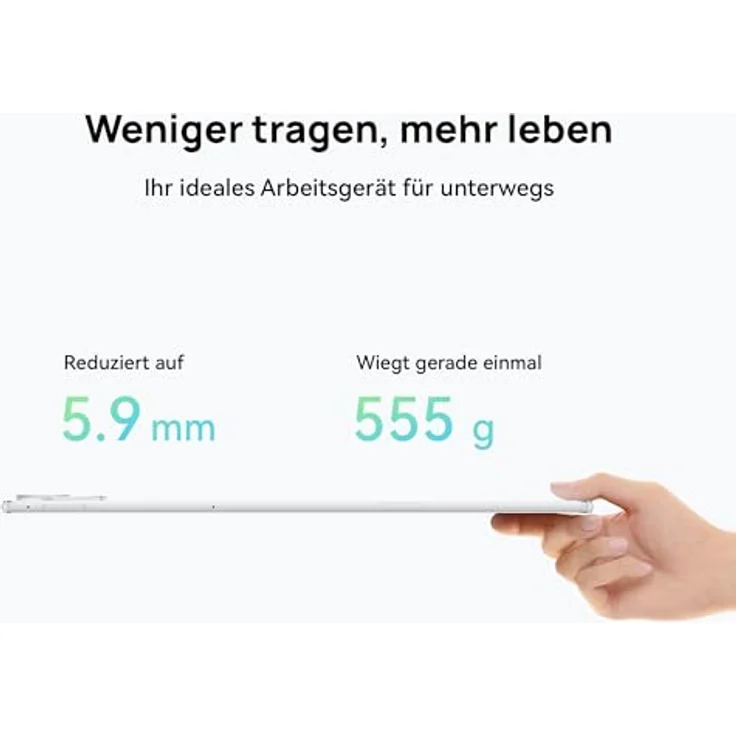 HUAWEI MatePad 12 X+Tastatur,PaperMatte Edition WiFi Tablet,12-Zoll 2.8K FullView Display,144 Hz hohe Bildwiederholfrequenz,1000 Nits,12GB+256GB,Keyboard,GoPaint,10.100 mAh starken Akkus,Weiß – Bild 3
