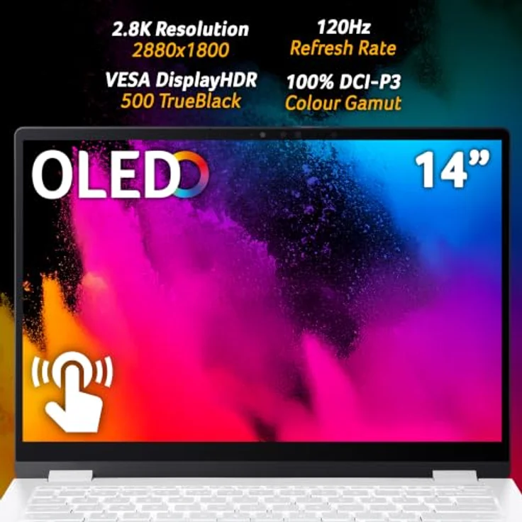 Acer SFE14-51T-94BZ, 14" Notebook mit Intel Core Ultra 9 288V, 32 GB RAM, 1 TB SSD, 2.8K OLED, Weiss – Bild 5