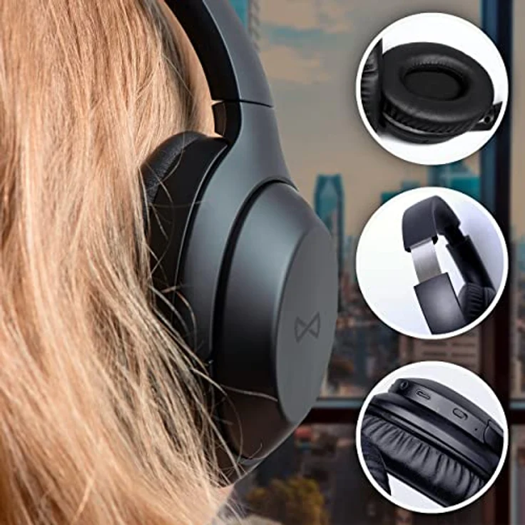 FOREVER BTH-700, Kabellose Bluetooth Kopfhörer mit Active Noise Cancelling (ANC), 11 Stunden Akkulaufzeit, für Handys/TV/Reisen/Home Office – Bild 5