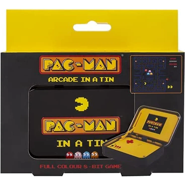 Fizz Creations PAC-MAN in a Tin, Tragbares 8-Bit Arcade-Spiel mit 2.4” Bildschirm und Original-Sounds – Bild 7