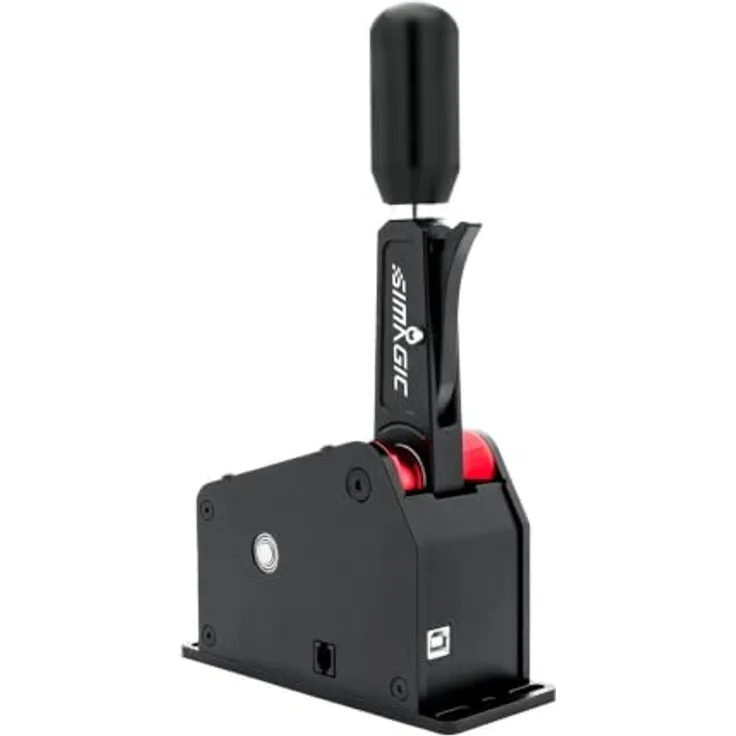 Simagic Q1S Sequential Shifter, Aluminium Schalthebel mit anpassbarem Widerstand und integriertem Planetengetriebe