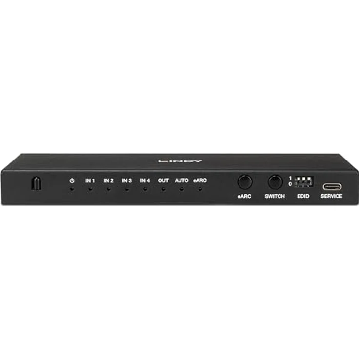 LINDY 38386, 4 Port HDMI 8K60 Switch mit eARC, IR-Fernbedienung und HDR-Unterstützung – Bild 2