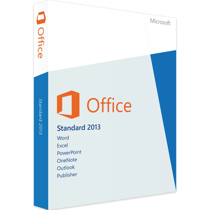 Microsoft Office 2013 Standard, Office-Software-Suite für Windows mit Word, Excel, PowerPoint, Outlook und mehr