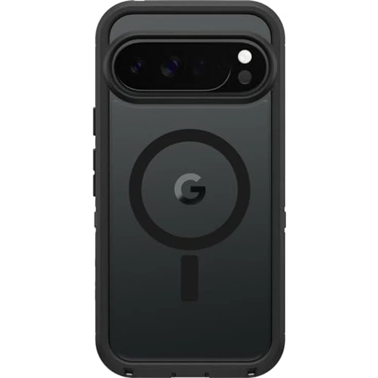 OtterBox Defender Pro XT Clear Magnets für Google Pixel 10 Pro XL, robuste Smartphone-Hülle in Schwarz und Transparent, Fallsicherheit bis 1,22 m – Bild 2