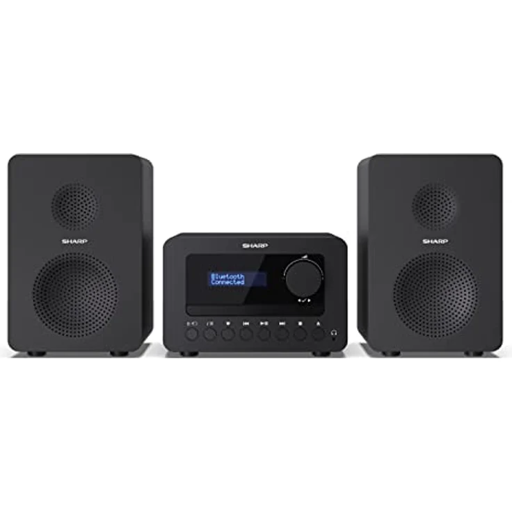 SHARP XLB520D HI-FI-Soundsystem Kompaktanlage (40 Watt, digitales Radio mit DAB+ und FM-Tuner, Bluetooth), schwarz – Bild 3