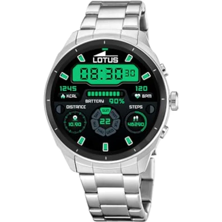 Lotus 50206/1 Smartwatch Unisex, modernes Design mit Fitness-Tracking und Benachrichtigungsfunktion
