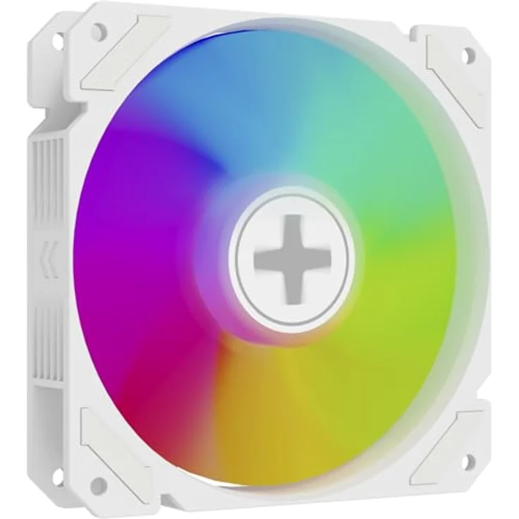Xilence Gehäuselüfter Performance A+ ARGB 120x120x25 Reverse, leiser Lüfter mit RGB-Beleuchtung, 120 mm, schwarz – Bild 1