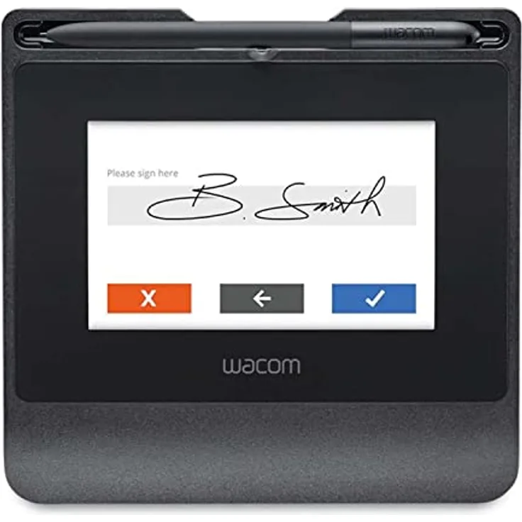Wacom STU-540, Grafiktablett (5", 2540 lpi), robustes Unterschriften-Pad, Schwarz