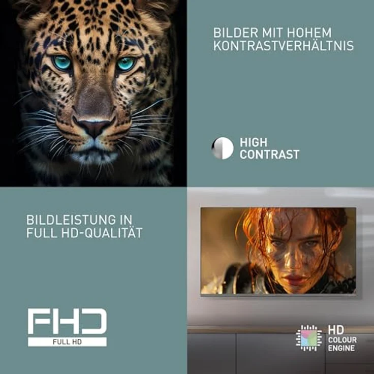 Panasonic TB-40S45AEZ, S45 Serie 40 Zoll Full HD LED Smart TV, TiVo, Google- und Alexa-Sprachsteuerung, Gaming-Modus, Media Player, HDR, HDMI, schwarz – Bild 4