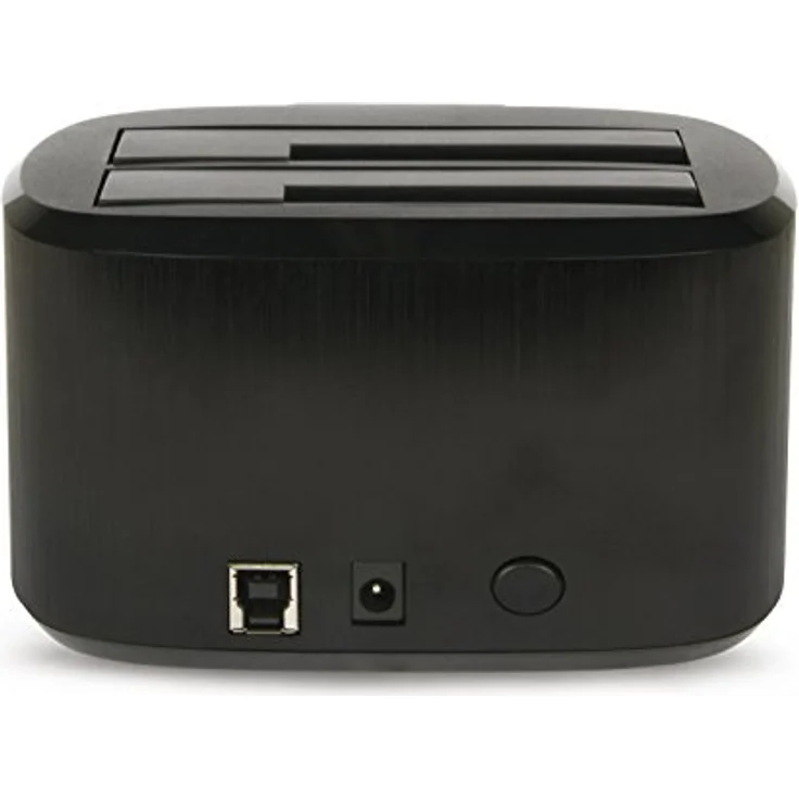 Hamlet hxdd2535cln, Externe Festplattenbox für zwei 2,5/3,5 Zoll SATA-Festplatten, Schwarz, mit USB 3.0 und HD-Klonfunktion – Bild 3