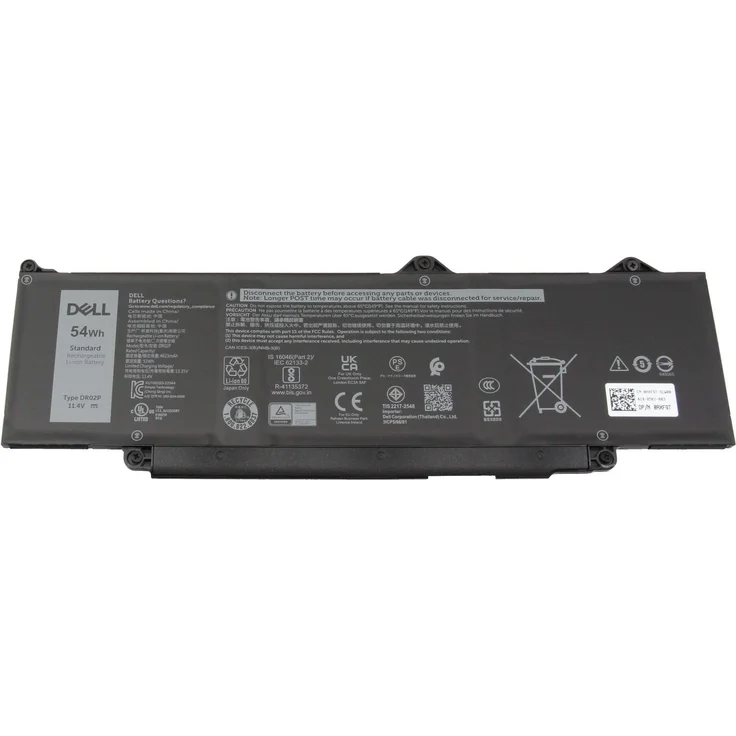 Dell 54WHr Lithium-Ionen-Batterie für Latitude und Precision, 4.623 mAh, 11,4 V