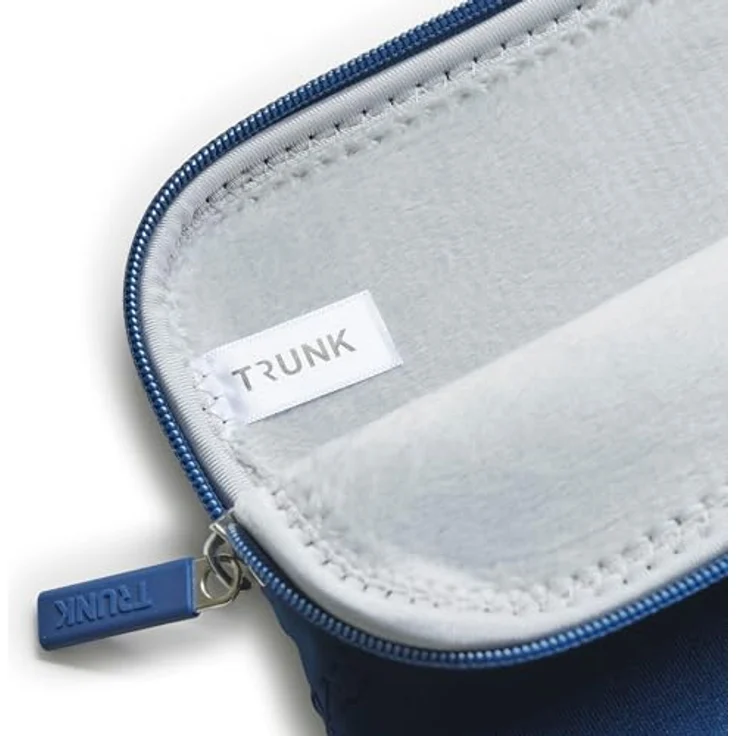 TRUNK MacBook-Hülle 13 Zoll, Marineblau, wasserabweisend mit schlankem Design und robustem Reißverschluss – Bild 2