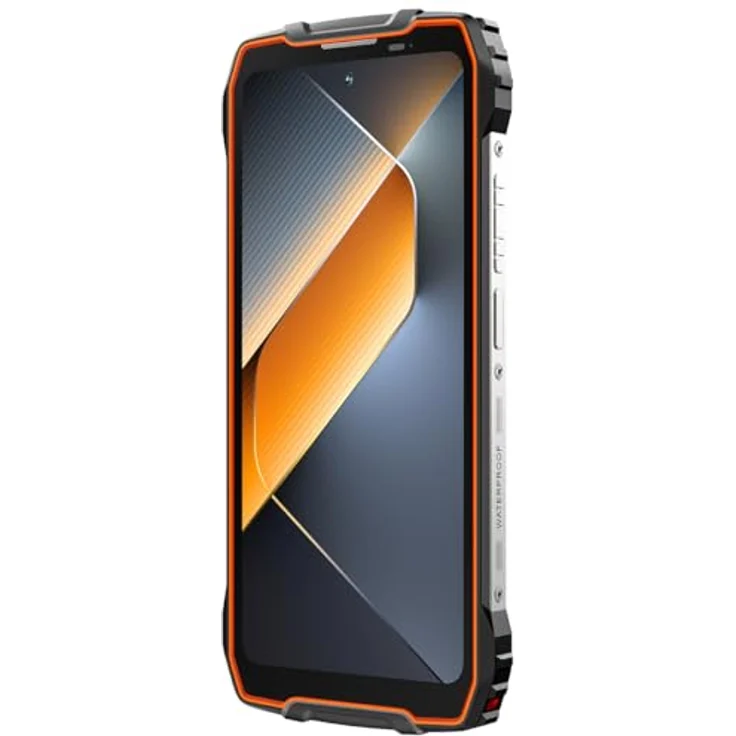 Blackview BL7000 Outdoor Smartphone, 6,78 Zoll FHD+ 120Hz, 8GB RAM, 256GB Speicher, 7500mAh Akku, IP68/IP69K, 50MP Kamera, 5G Dual SIM (Orange) – Bild 4