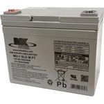 MK Battery 12V 35Ah Wartungsfreie AGM Bleiakku für Rollstühle und Elektromobile, MU-1 SLD M-FT