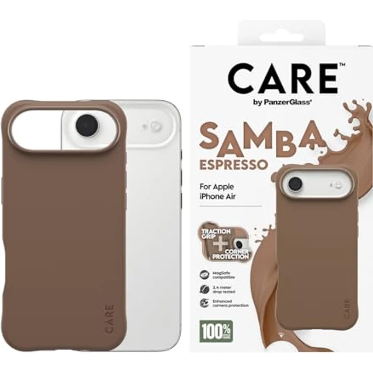 CARE by PanzerGlass Samba MagSafe Case für Apple iPhone Air, stoßfeste Schutzhülle mit verbessertem Kameraschutz und schlankem Design – Bild 2