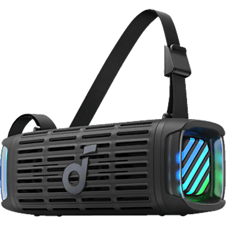 SOUNDCORE BY ANKER Boom 3i, Bluetooth-Lautsprecher mit 50W Sound, IP68 wasserdicht und 16 Stunden Akkulaufzeit, Schwarz