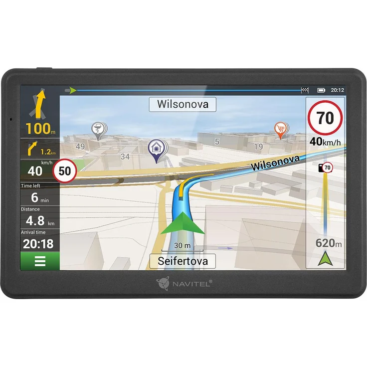 Navitel MS700, Fahrzeug Navigation mit 7 Zoll TFT-Display, Offline-Funktion, vorinstallierten Karten von 47 Ländern und Speedcam-Datenbank