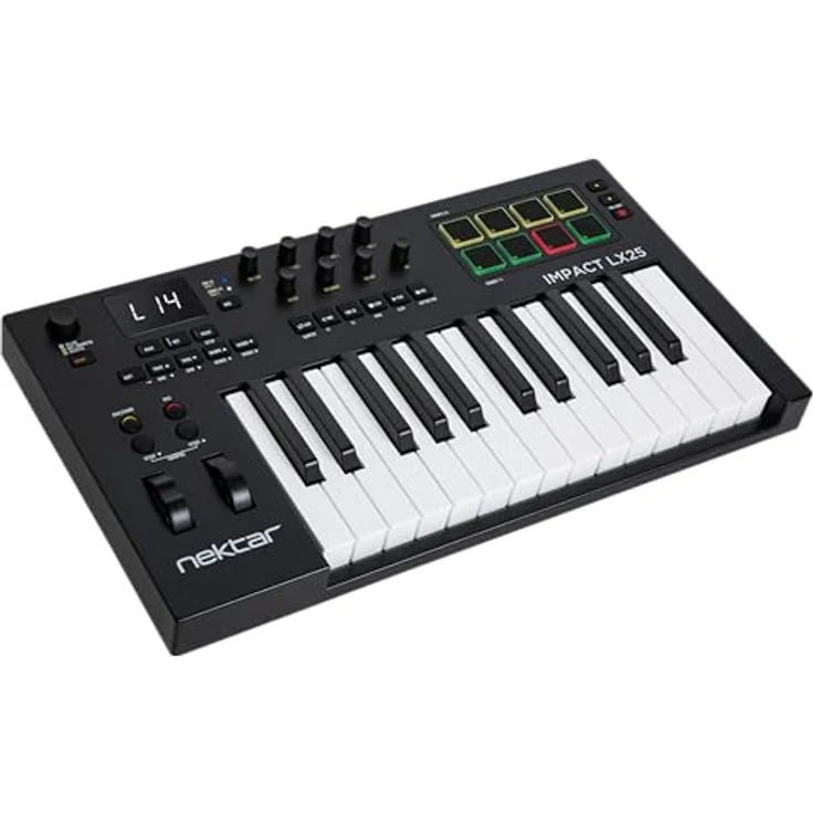 Nektar Impact LX mk3, Midi-Controller mit 25 anschlagempfindlichen Tasten, 8 dynamischen Pads und DAW-Integration – Bild 2