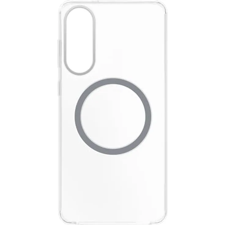 Designed for Samsung ITFIT Clear Magnet Case für Galaxy S25 Edge, transparente Handy-Hülle mit Magnet für Gadgets, Qi2-Charger kompatibel, Kratz- und Stoßschutz