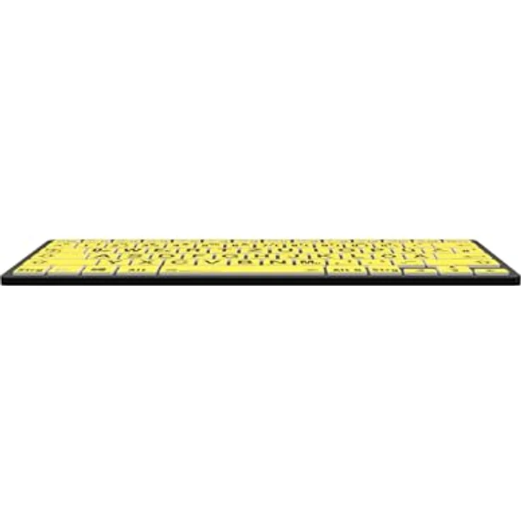 Logickeyboard XL-Print Black on Yellow dt. (PC/BT) (DE) Tastatur, Gelb, Schwarz – Bild 4