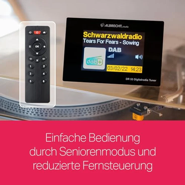 Albrecht DR 53 DAB+ Digitalradio-Tuner für die heimische Stereoanlage inkl Bluetooth – Bild 4